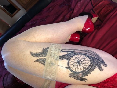 kirstysummers68: New heels and tattoo hope you guys like xxx Delicious hunxoxo