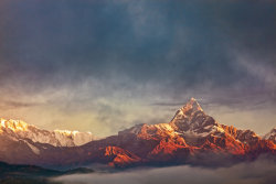 detested:  Sunrise on Annapurna - Stilfoto