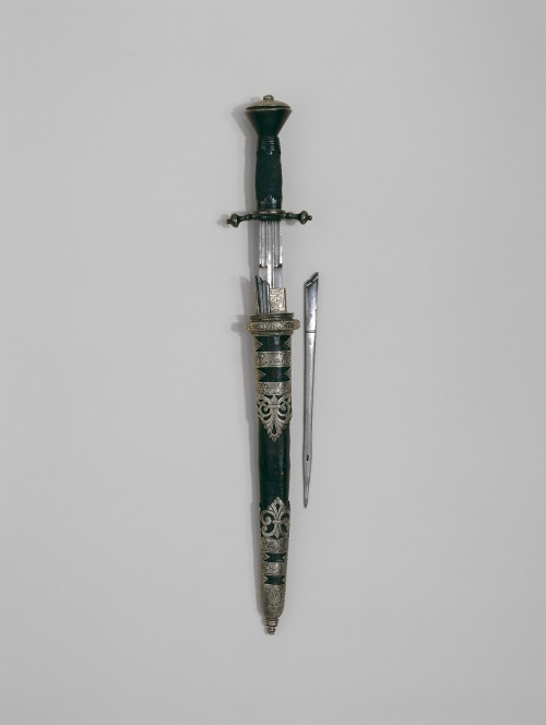 aic-armor:Dagger with Two Awls and Sheath for the Bodyguard of the Elector of Saxony, Wolf Paller, 1
