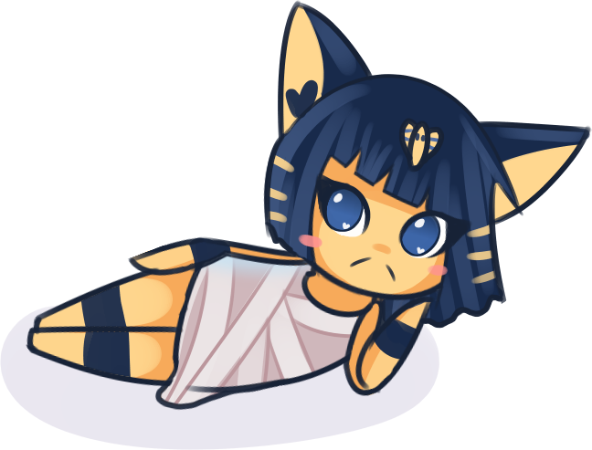 sandyclawscrossing:  AC Drawing Challenge - Day 7 - Favourite Snooty Ankha, of course.