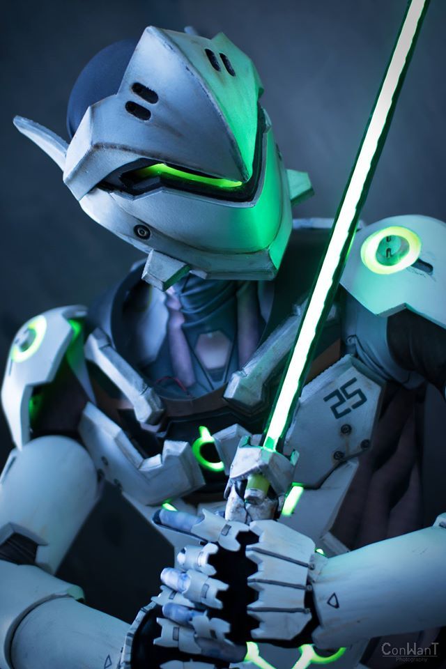 kamikame-cosplay:    Genji from Overwatch Cosplayer: Just Cosplay &amp; PropsPhotographer: