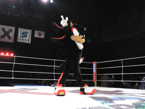 celebgames: Shadow the Hedgehog - Pancrase The character was featured as a guest announcer and 
