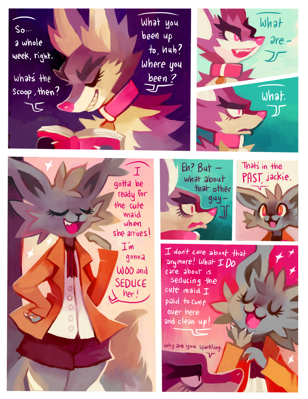 forbiddenflora:First half of Cherry Heart! Cover - p8 Found on my Patreon  Omai~