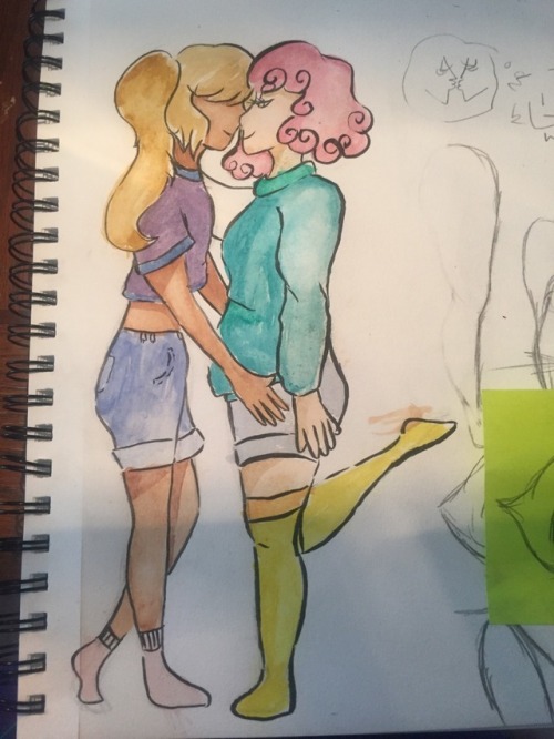 raspberry-cuddles:Watercolors and character designs.