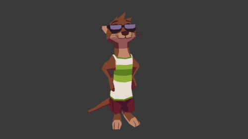foxefuel:  Oliver. In 3d. Every once in a while I like to mess around with 3d in Blender. This is the latest result of that. 