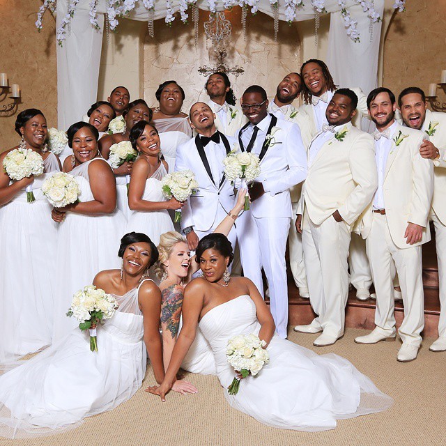 cyberhellheaux: 11.1.14  Cory &amp; Tavion’s Wedding 