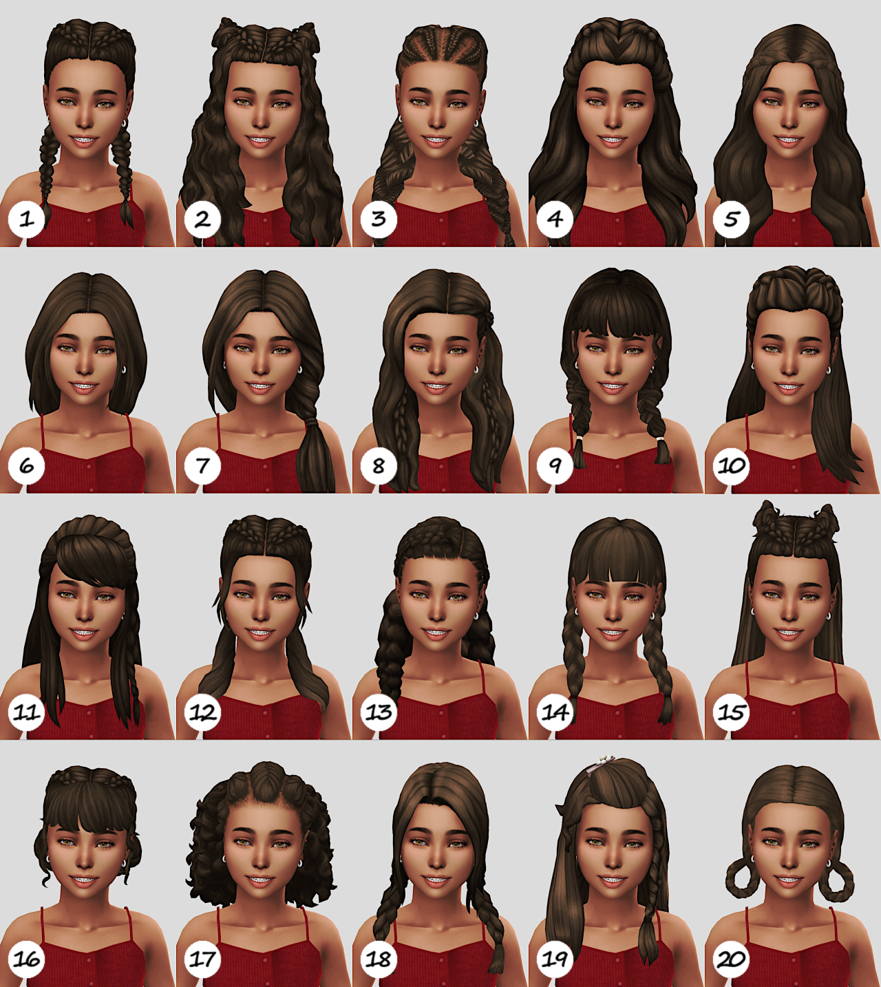 Kids Hair Dump Sims 4 Sims 4 Cc Finds