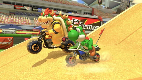 A second batch of Yoshi and Bowser pics from Mario Kart 8 Deluxe. (Yes we already know that these tw