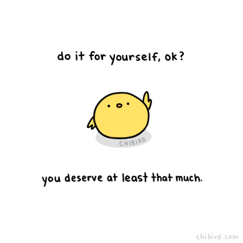 chibird: If you try to do it for others, you might end up disappointing yourself when you can’t ple