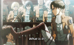 princessaryastark:  ↳ Best of Levi Lines [1/?] 