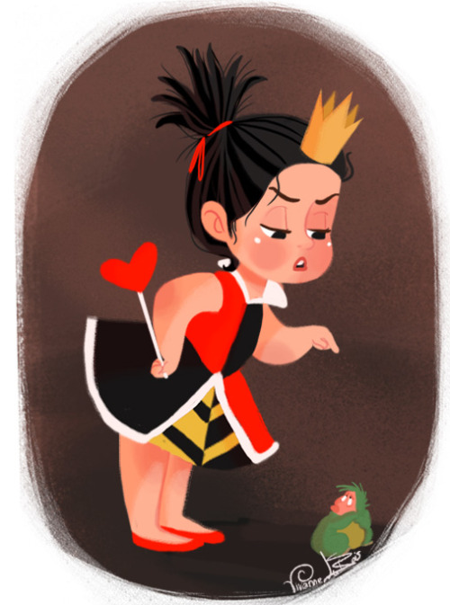 viviannedubois:  By request: all Little Villains in one post! Maleficent, Queen of Hearts, Ursula, Cruella de Vil, Drizella & Anastasia, Gothel,  Evil Queen,  
