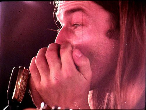 David Gilmour   Pink Floyd filming Live at Pompeii, Paris France, December 1971. © Adrian Maben.