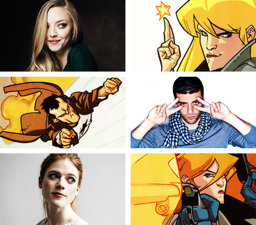 guardiansofthegalaxy:Nextwave: Agents of HATEAmanda Seyfried as Tabitha Smith/Boom BoomOscar Isaac a