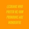 genderqueerpositivity:(Image description: four images in pink, yellow, and orange