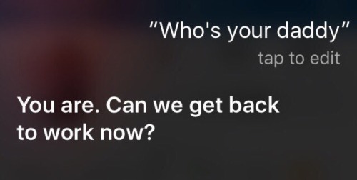 Even Siri knows