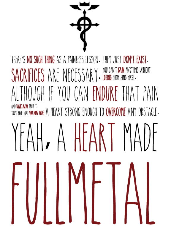 fmaweek:  seven—drunken—pirates:  FMA Week, Day 5: Typography
