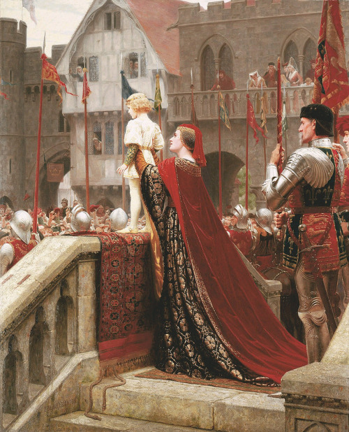 hellfreeway: “A Little Prince Likely in Time to Bless a Royal Throne” by Edmund Blair Leighton, 1904