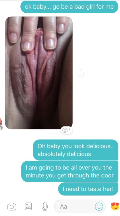 sugarpussies:  When my girl is at work and misses me ❤️. She’s so naughty 