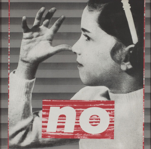 oncanvas: Untitled (We Will No Longer Be Seen and Not Heard), Barbara Kruger, 1985 Offset lithograph