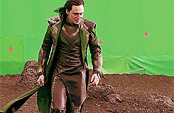 Tom Hiddleston in the Making of Thor: The Dark World (x)