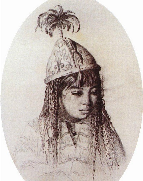 Kyrgyz girl, by Vasiliy Verishchagin