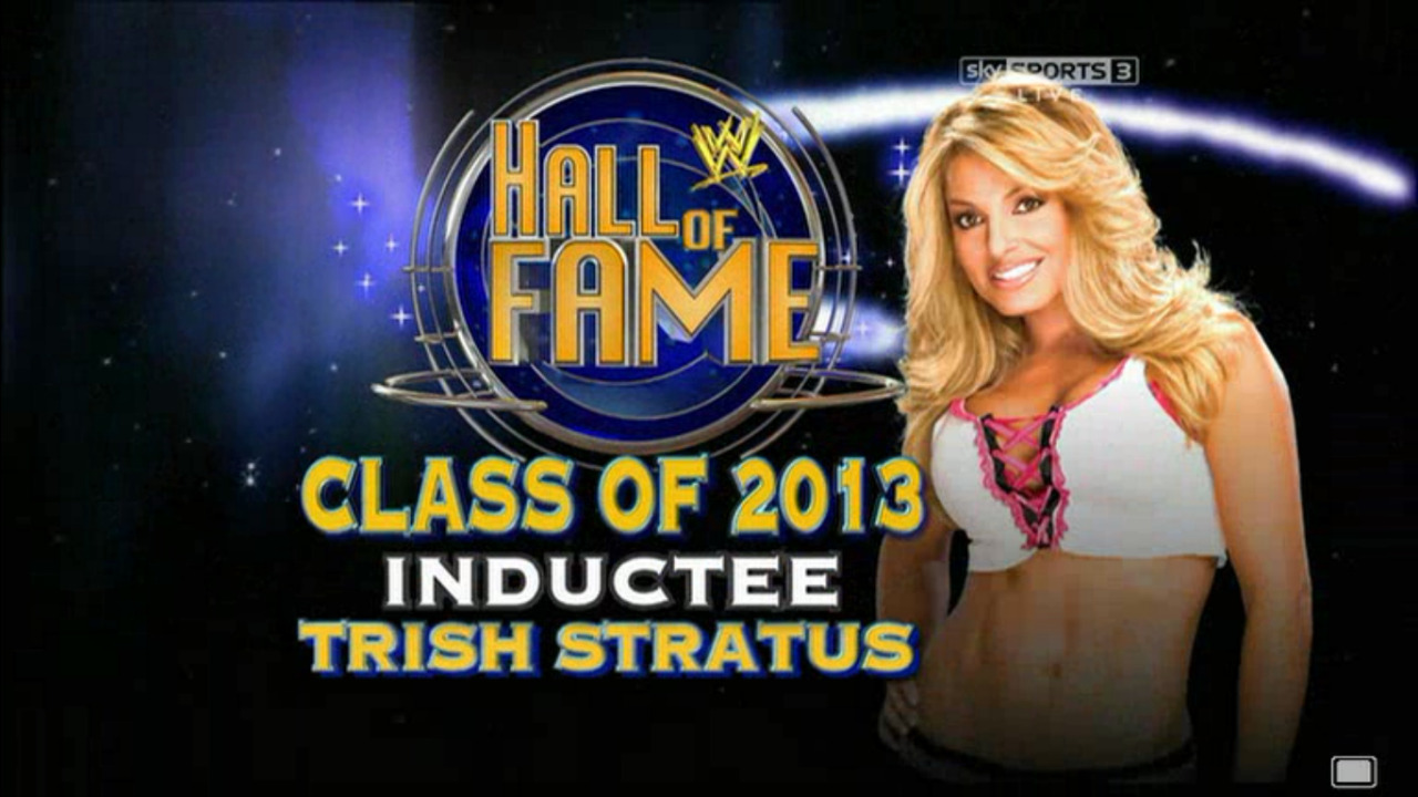 jkwrestling:   Trish Stratus - Hall of Fame 2013.  Completely deserved. What a legend.