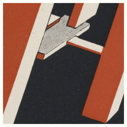 El Lissitzky [Russia] (1890-1941) ~‘Suprematisch worden van tWee kWAdrA ten in 6 konstrukties 