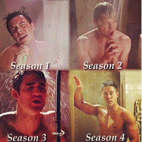 littleklaineandcrisscolfer:  renateharris:  So, which male Glee star do you want to see in the shower in season 5?  Chris Colfer.  Absolutely yes!