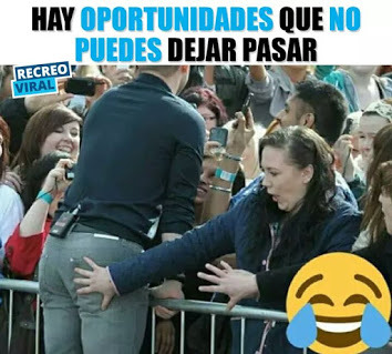 estopalwasap:  Las oportunidades hay que aprovecharlas