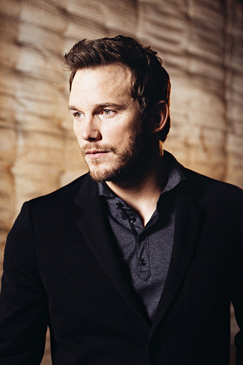 vikander:   Chris Pratt poses for a portrait during press day for “Jurassic World” at Universal Studios Stage 18 on June 6, 2015 in Universal City, California.   