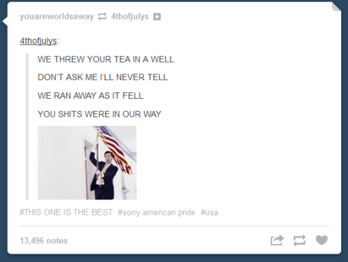girlyshippings:unicornmunch:dauntlessoldier:4th of July poststhe last one killed me. … i can’t even 