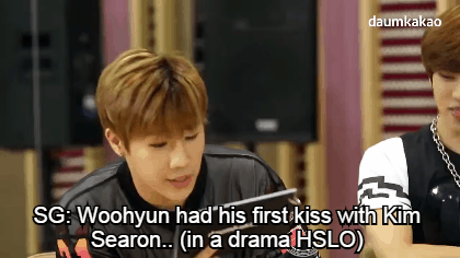 filiz-silence-blog:  Woohyun: this question is so funny :D :D