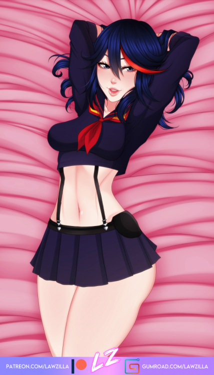   Ryuko just chillin’   Full pack is