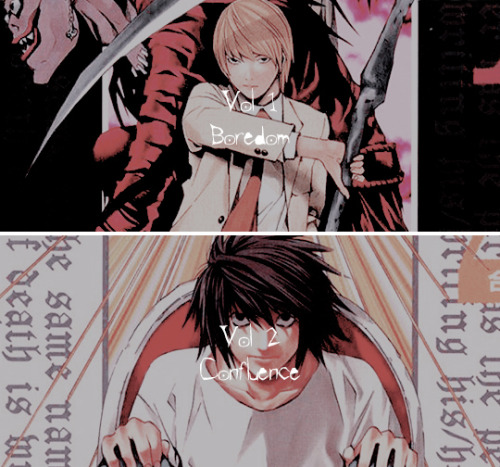∟Death note manga covers 1-12 + How to read // 