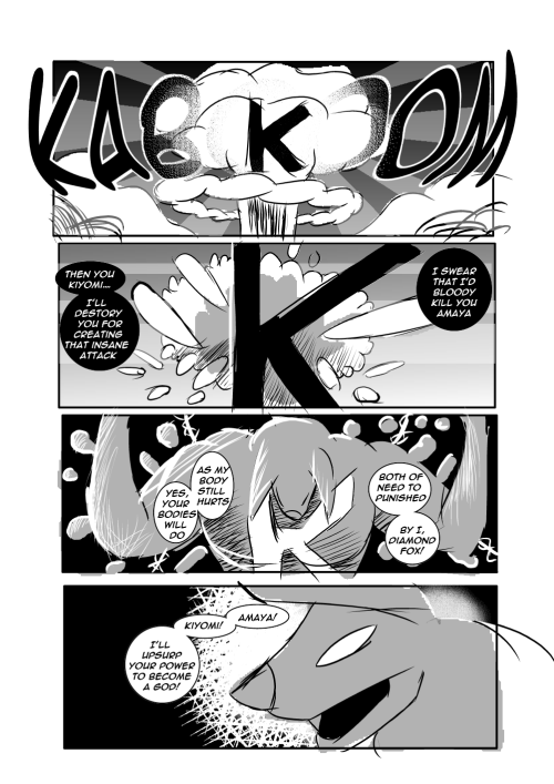 Really gonna have to learn how to organize things here with images. Might have to resize some stuff and see how it works after posting.  Hentai done in seven days…  first half  of comic in this post.  Dice Wrath comic reads right to left!