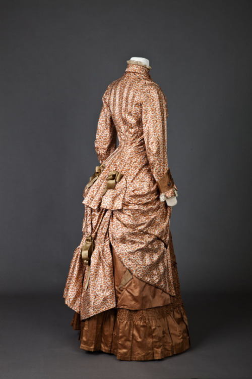 sartorialadventure:1870s fashions1-2. 1871 dress from Tissot painting, by augustintytar on blogspot3