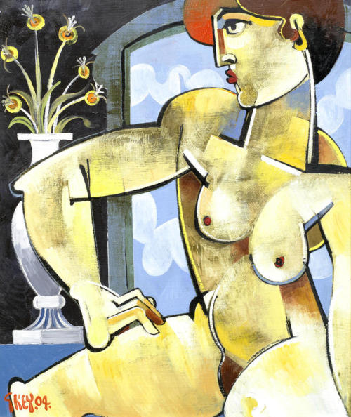 Geoffrey Key (British, born 1941) Window Nude