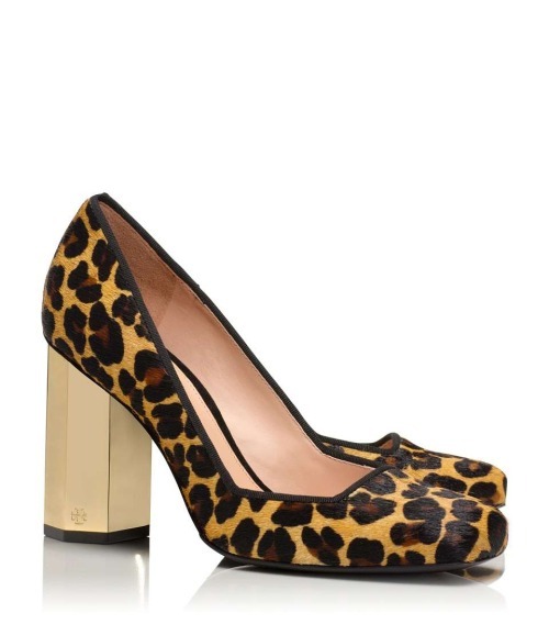 High Heels Blog Tory Burch Regina Calf Hair High-heel Pump via Tumblr