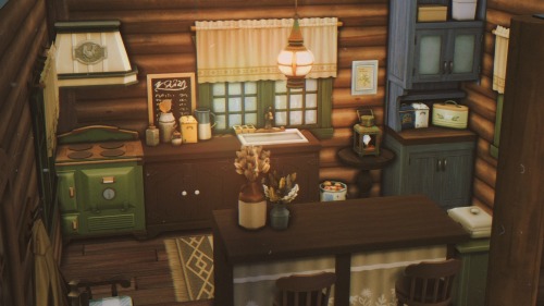 Forest Cabin On A Hill