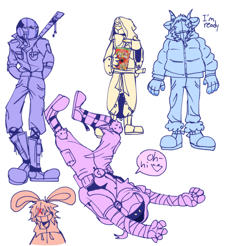 Some More Random Oc Doodles, I Would Be Happy To Explain The Goobers To Anyone Curious.