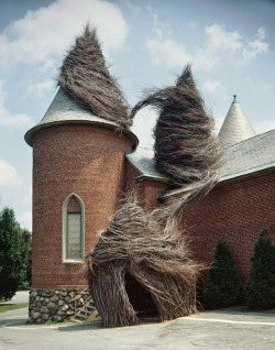 actegratuit:  stickwork sculptures by patrick dougherty 