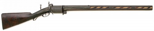 peashooter85:The Billinghurst Revolving Rifle/Shotgun combo,In the 1800’s William Billinghurst was n