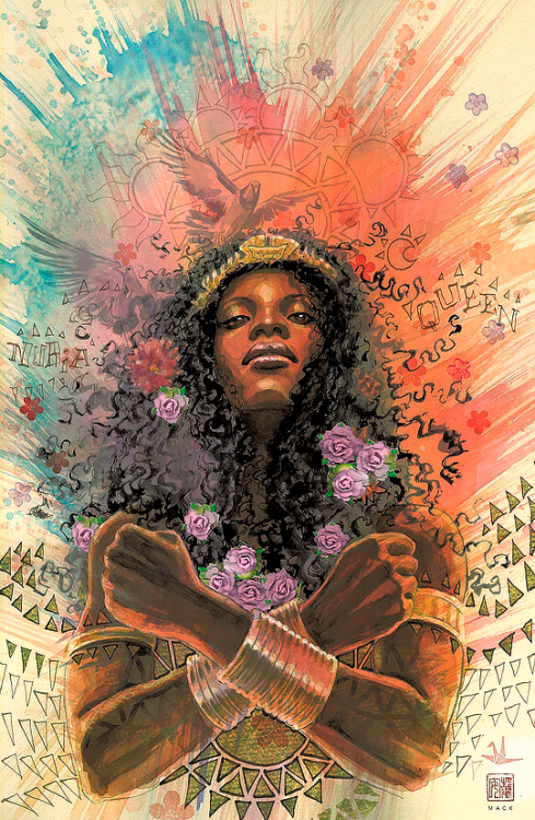 lgbtincomics: Nubia: Coronation Special cover and variantsart: David Mack, Joshua Swaby, Crystal Kun