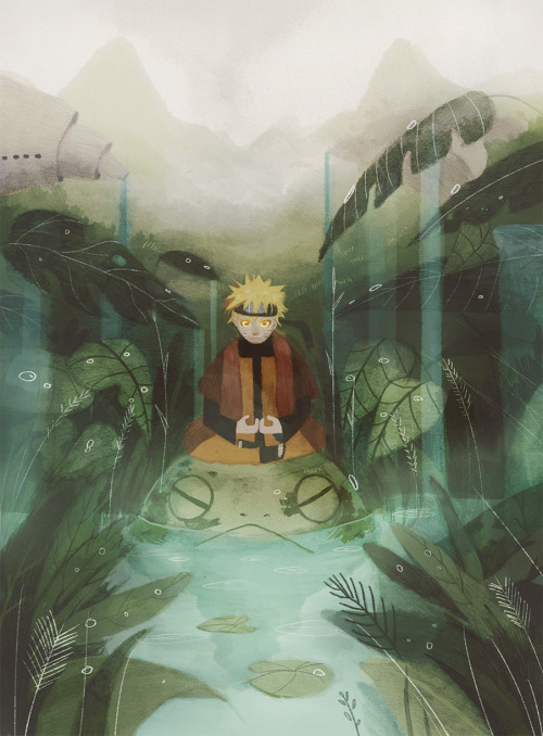 Naruto on Mount Myoboku :ptwitter | instagram | second tumblr 