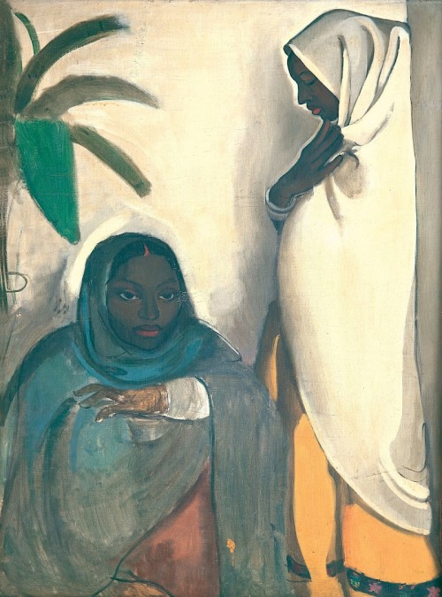 ec-phrasis:Amrita Sher-Gil, Two Women, 1936