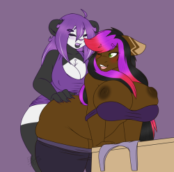 fluffybaps: @bebopsnsfwharem I don’t have a problem  Normally this would be too, uh&hellip; “thicc” for my tastes, but those expressions and the pose in this really hit my go button for some reason O///o