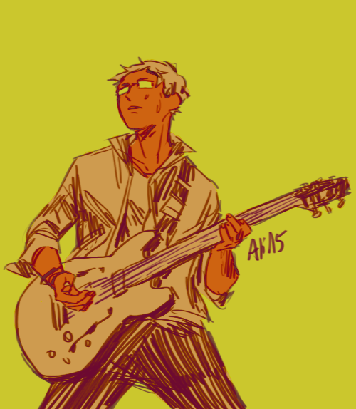 alcieart:  3rd gym band au for the hq 69min prompt!!! 
