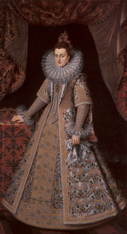 Portrait ofInfanta Isabella, or Isabel, Clara Eugenia, Archduchess of Austria by Frans Pourbus the Y