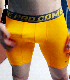 2Manykinks:  This Team Yellow Hottie Wants All Your Attention On His Pocket Rocket.