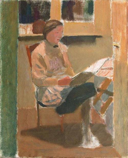 alongtimealone2:Woman in an Atelier, c. 1965-1970Artur Nacht-Samborski (1898–1974)